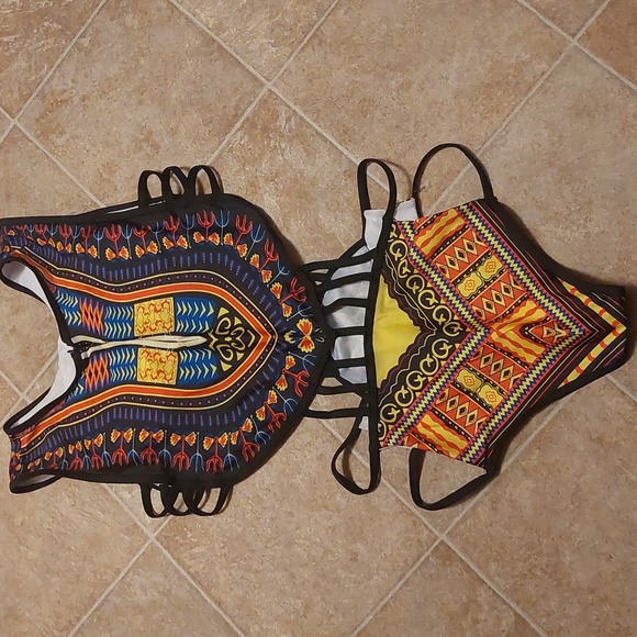 Tribal pattern one piece swimsuit - Picture 4 of 8
